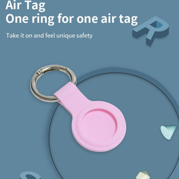 Silicone Case for Airtags with Keychain, Protective Cover for Apple Air tag Key - Picture 16 of 16